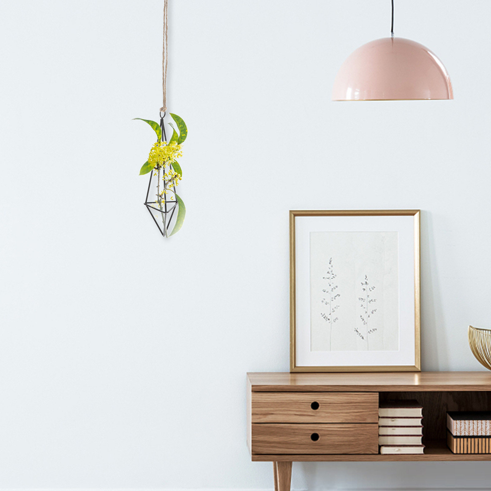 Geometrik Demir Sanatı Hava Bi - Spider Plant Hanging incelemesi ve fiyatı