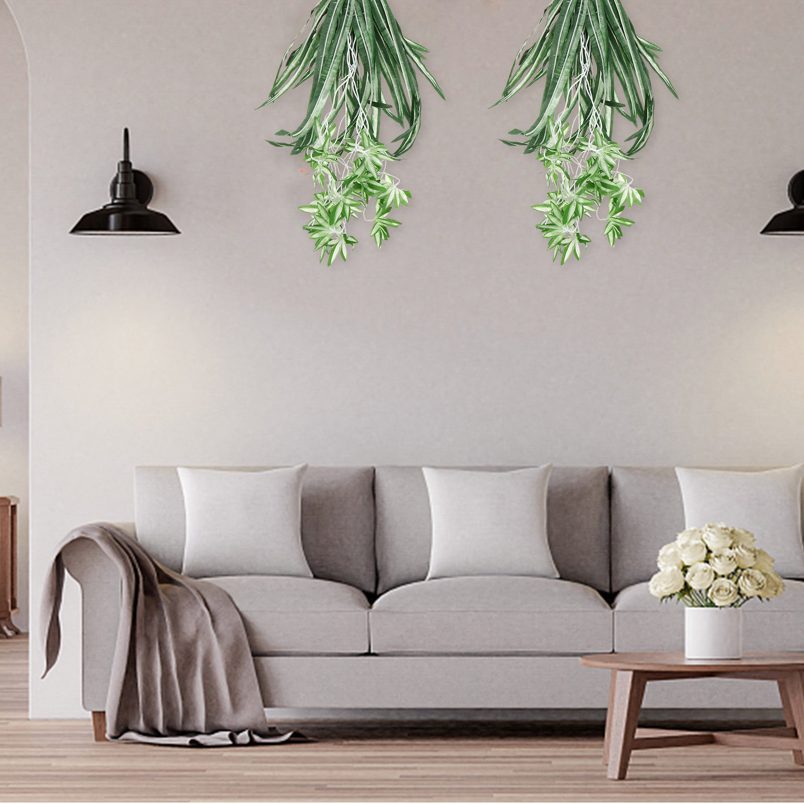 Yapay Örümcek Bitkisi, Gerçekç - Spider Plant Hanging incelemesi ve fiyatı