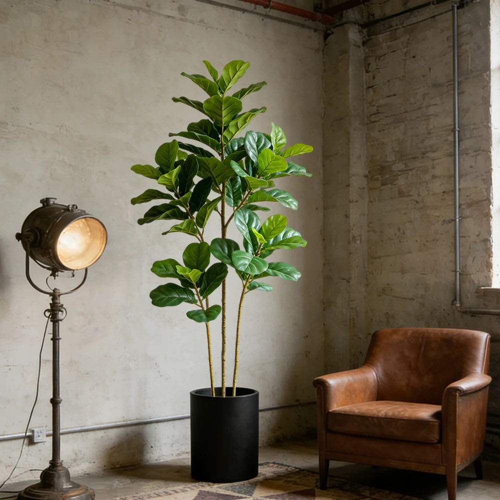 64/122cm Yapay Fiddle Fig Ağac - Ficus Lyrata Tree incelemesi ve fiyatı
